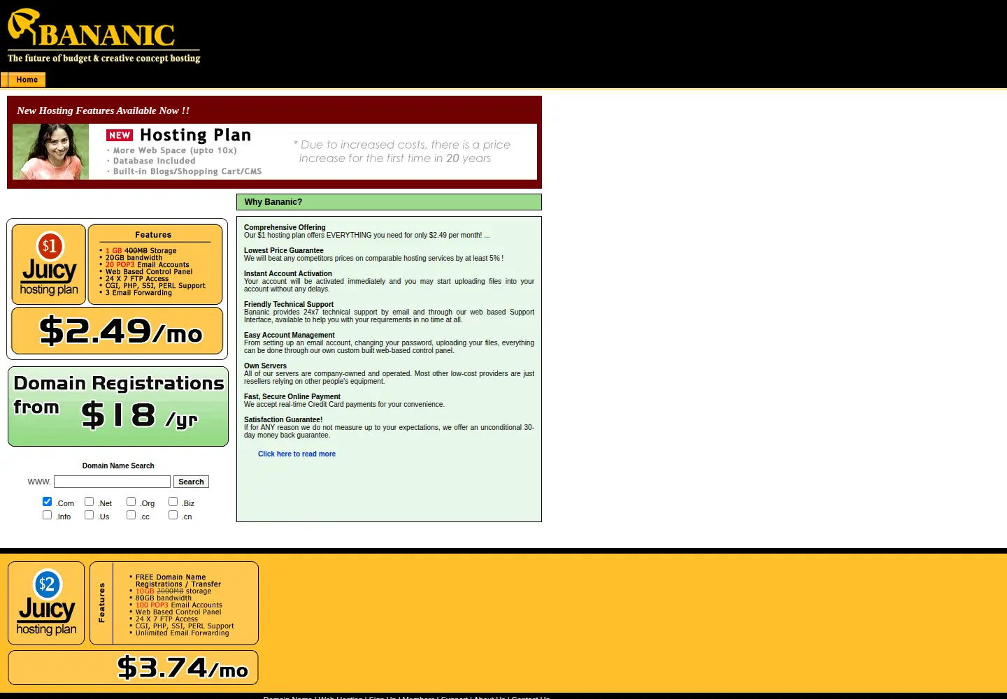Screenshot of dnslinks.net