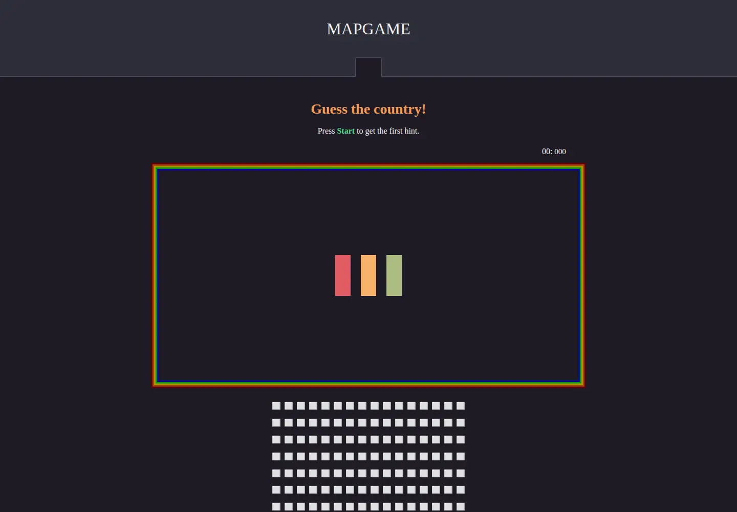 Screenshot of mapgame.net
