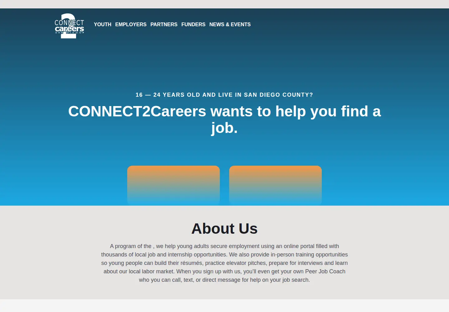 Captured homepage of c2csd.org in the current scan