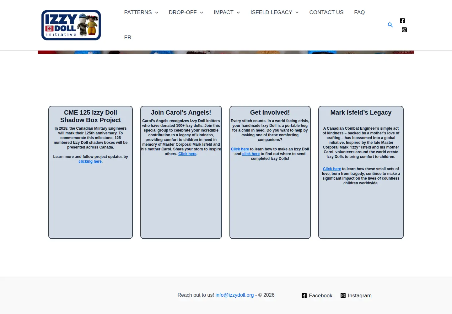 Screenshot of izzydoll.org