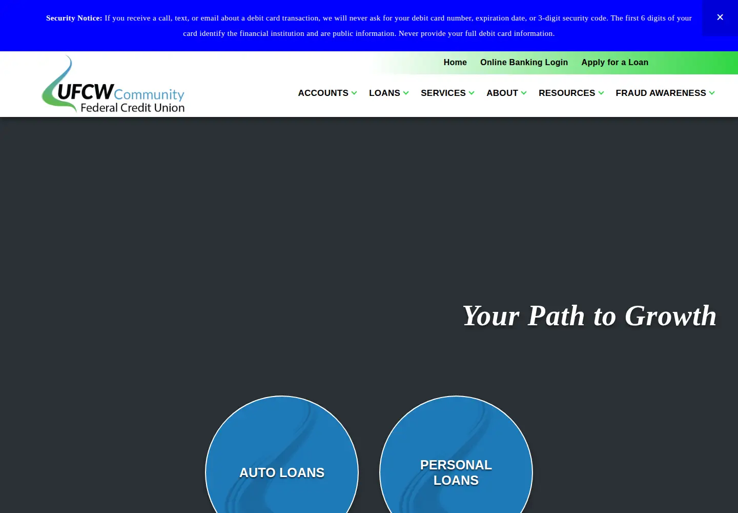 Screenshot of ufcwpa.org