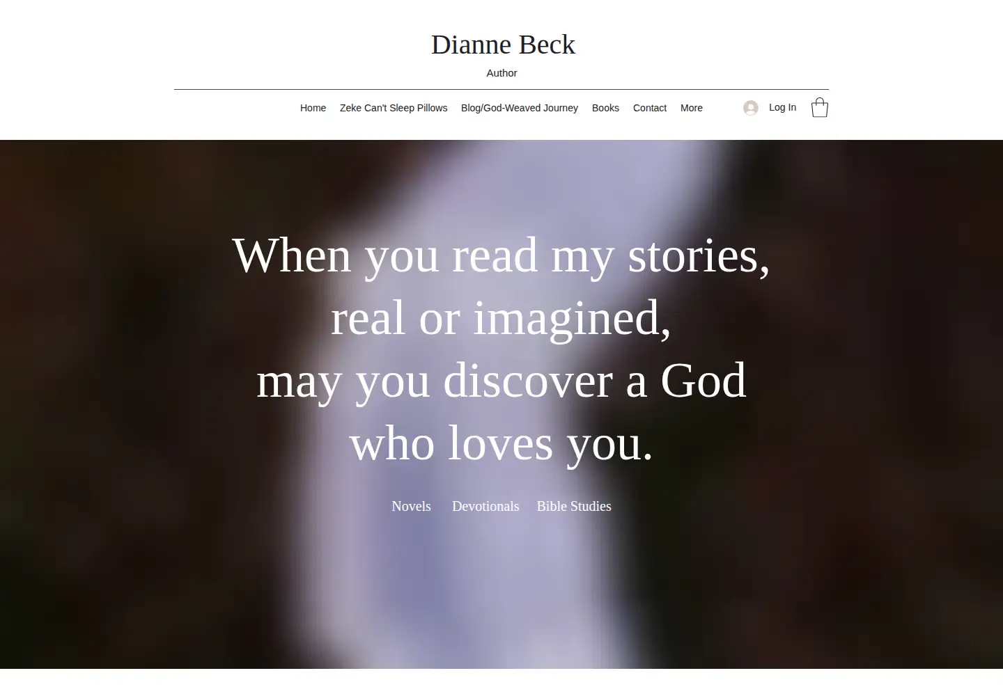 Screenshot of diannebeck.com