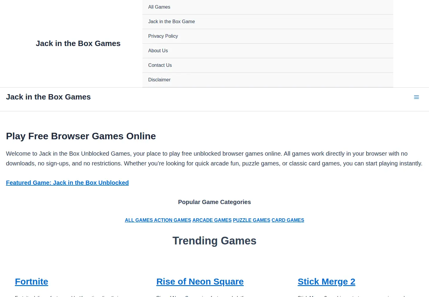 Screenshot of jack-inthebox-menu.com