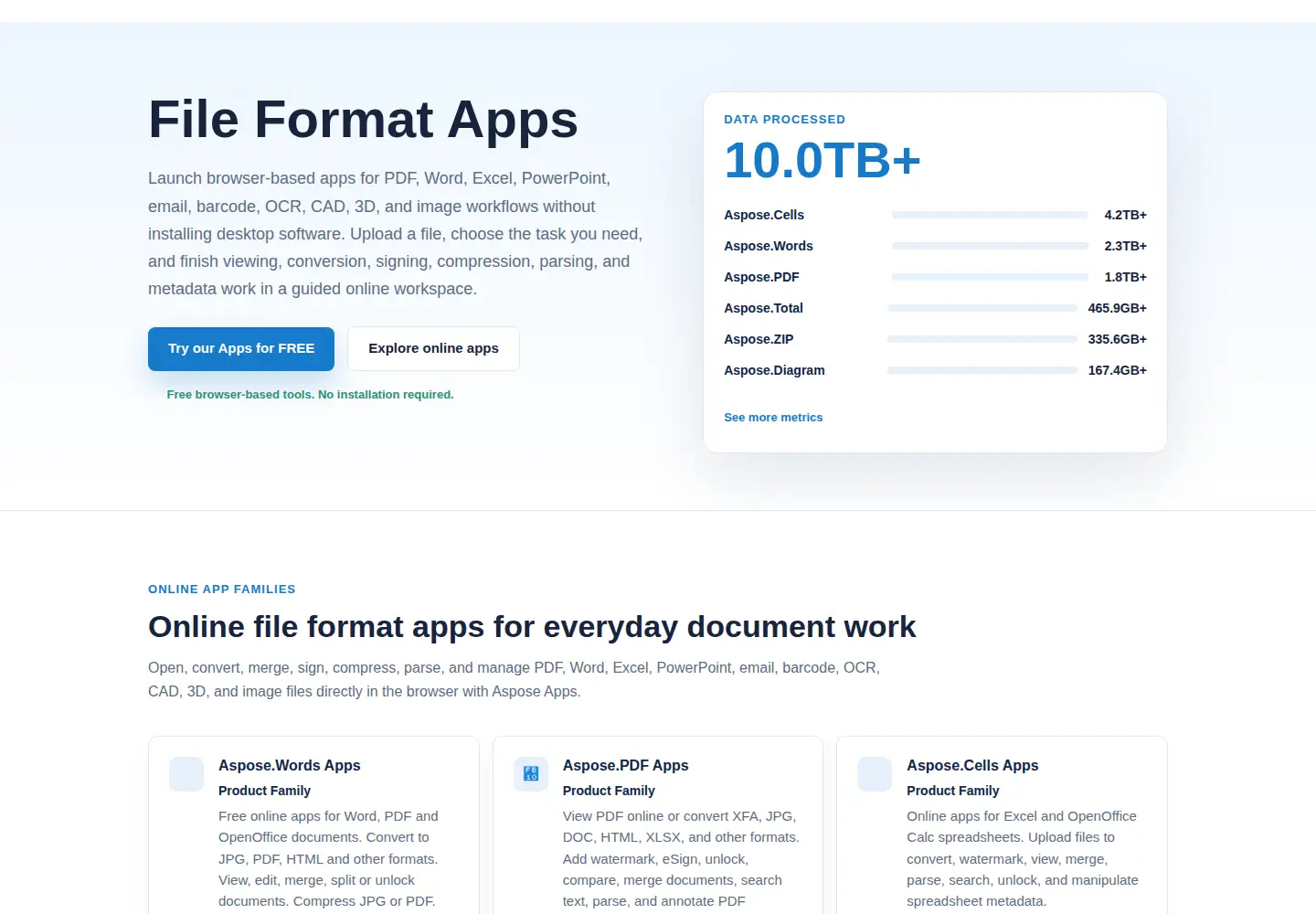 Screenshot of aspose.app