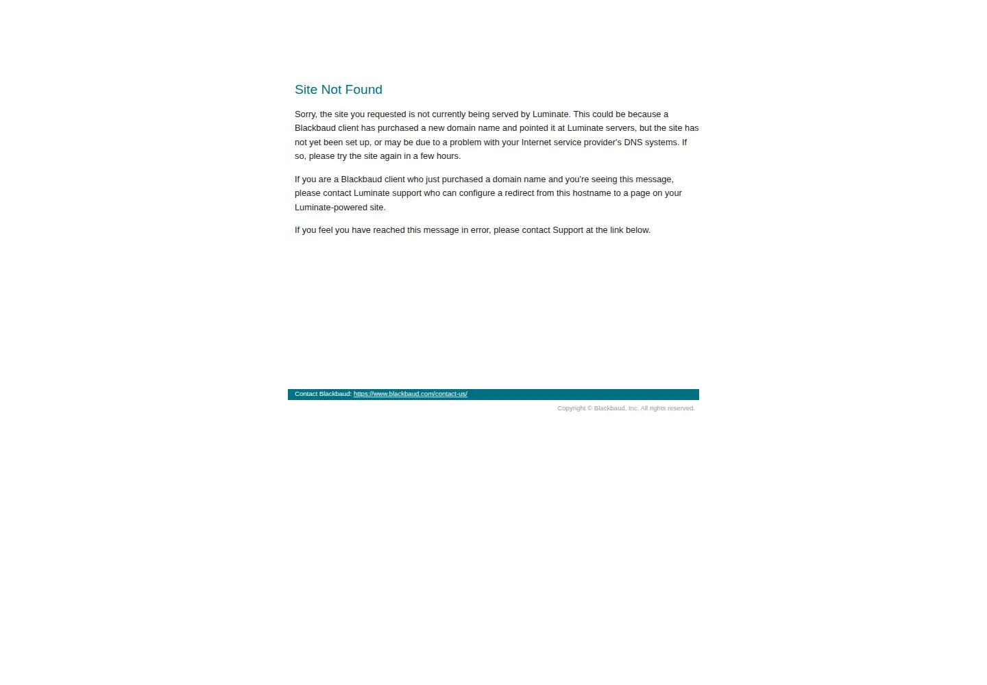Captured homepage of hungerinamerica.org in the current scan