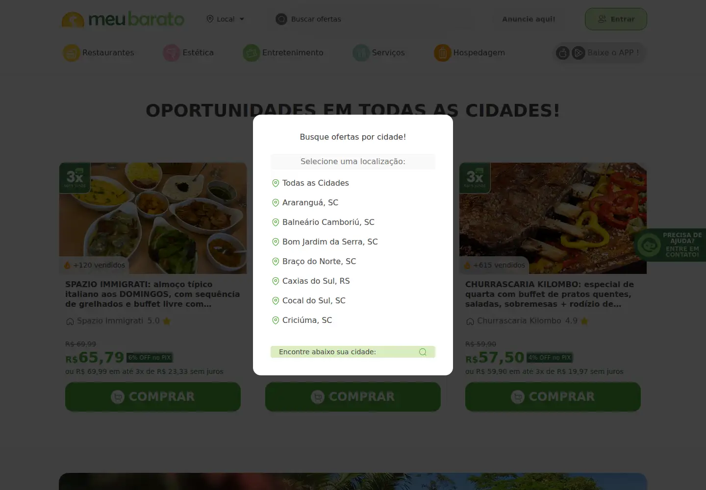 Screenshot of mds.ind.br