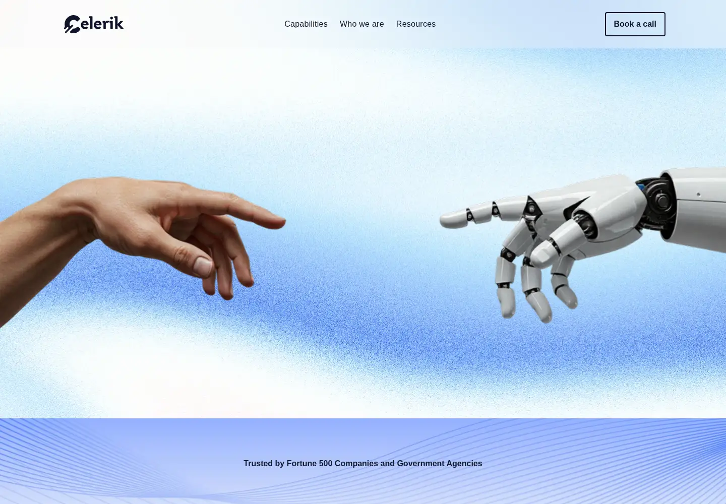 Captured homepage of celerik.com in the current scan