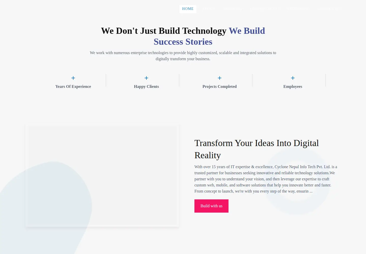 Screenshot of cninfotech.com