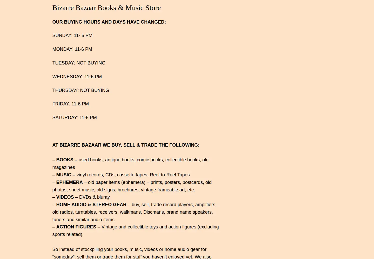 Screenshot of fortcollinsbazaar.com