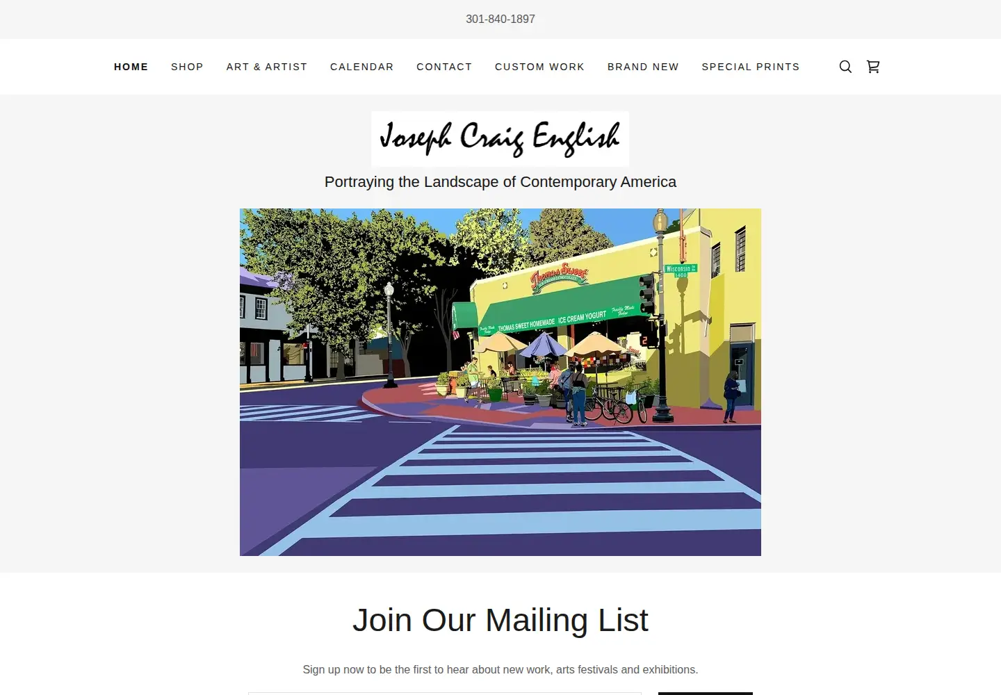 Screenshot of josephcraigenglish.com