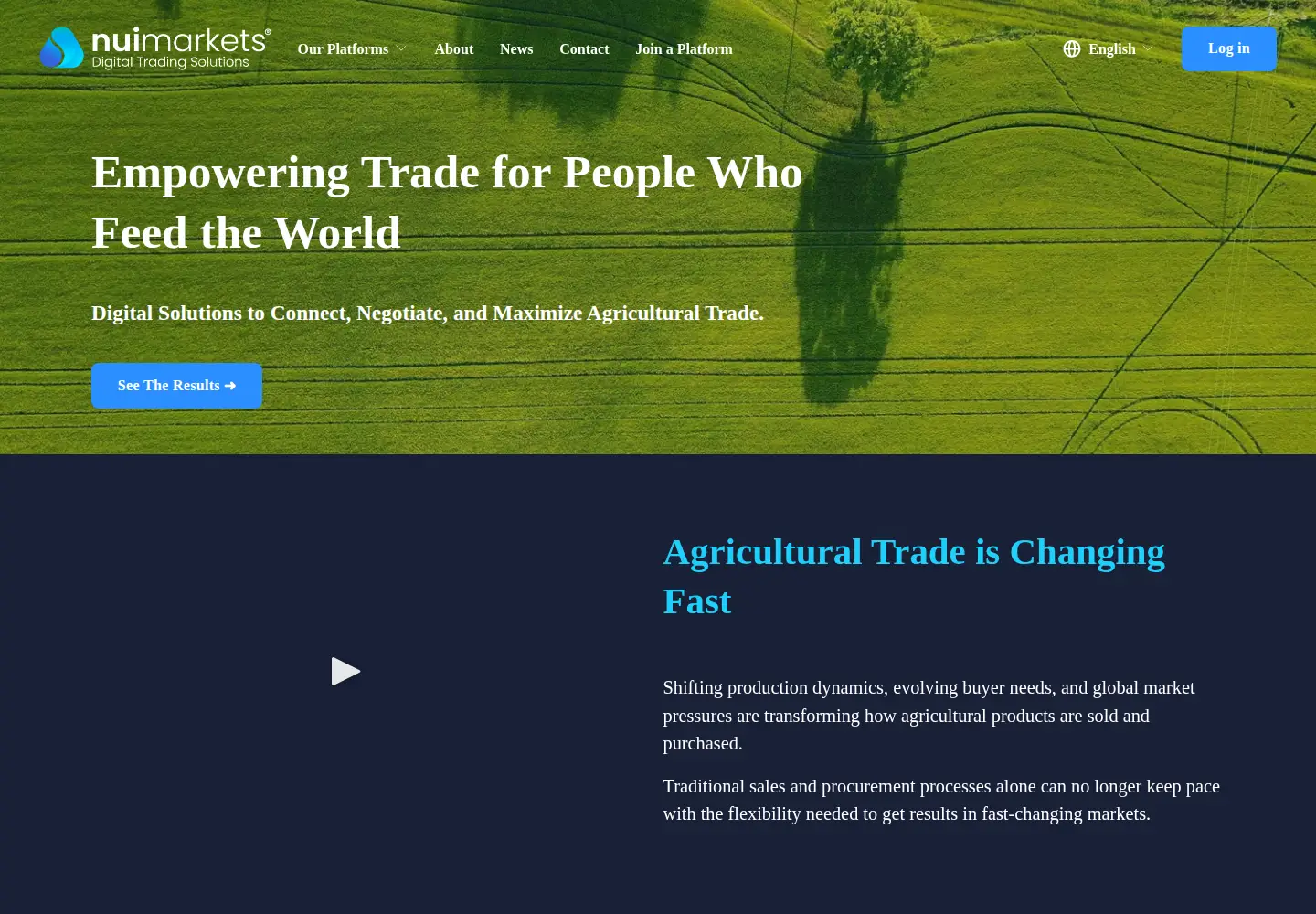 Captured homepage of nuimarkets.com in the current scan