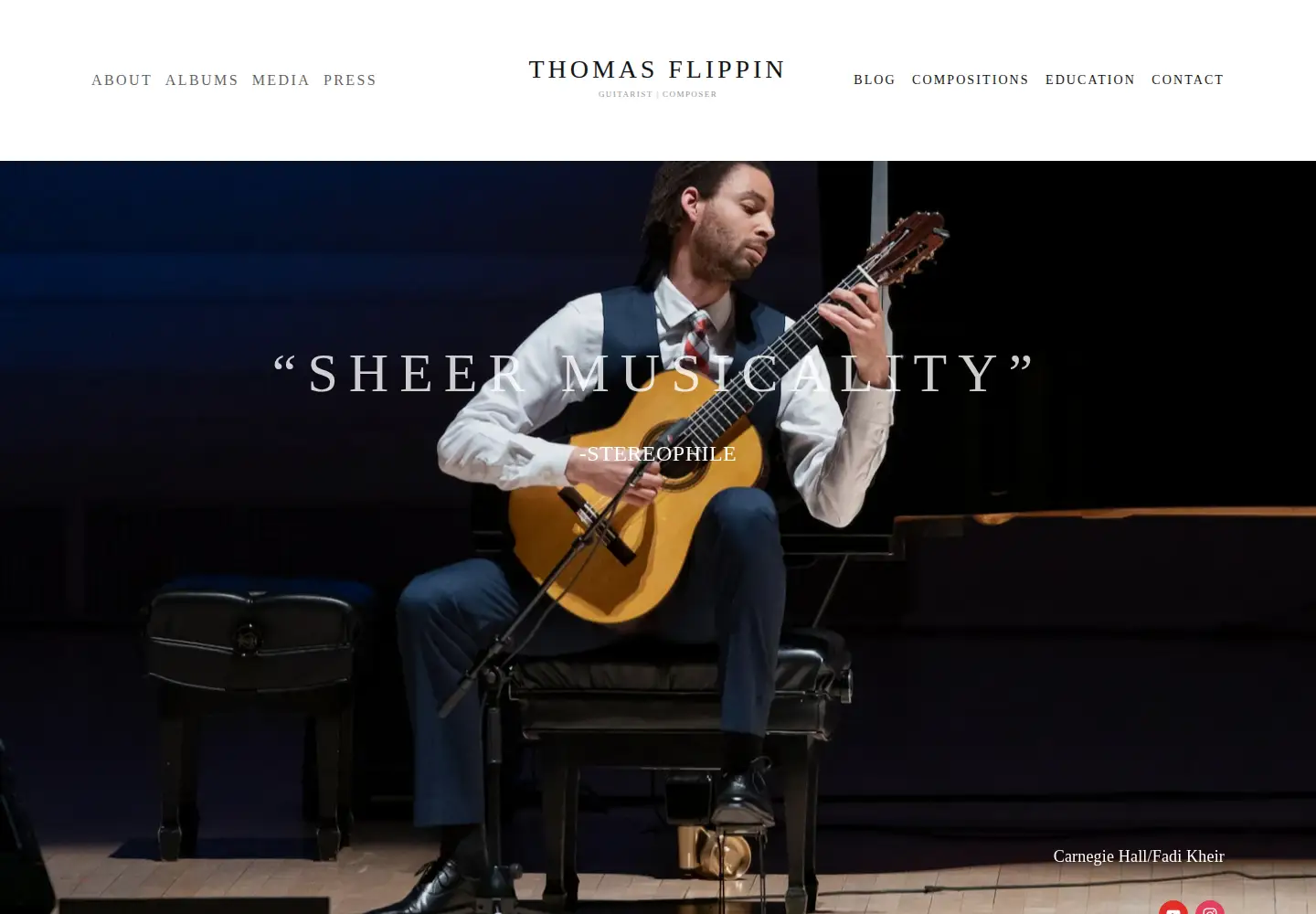 Screenshot of thomasflippin.com
