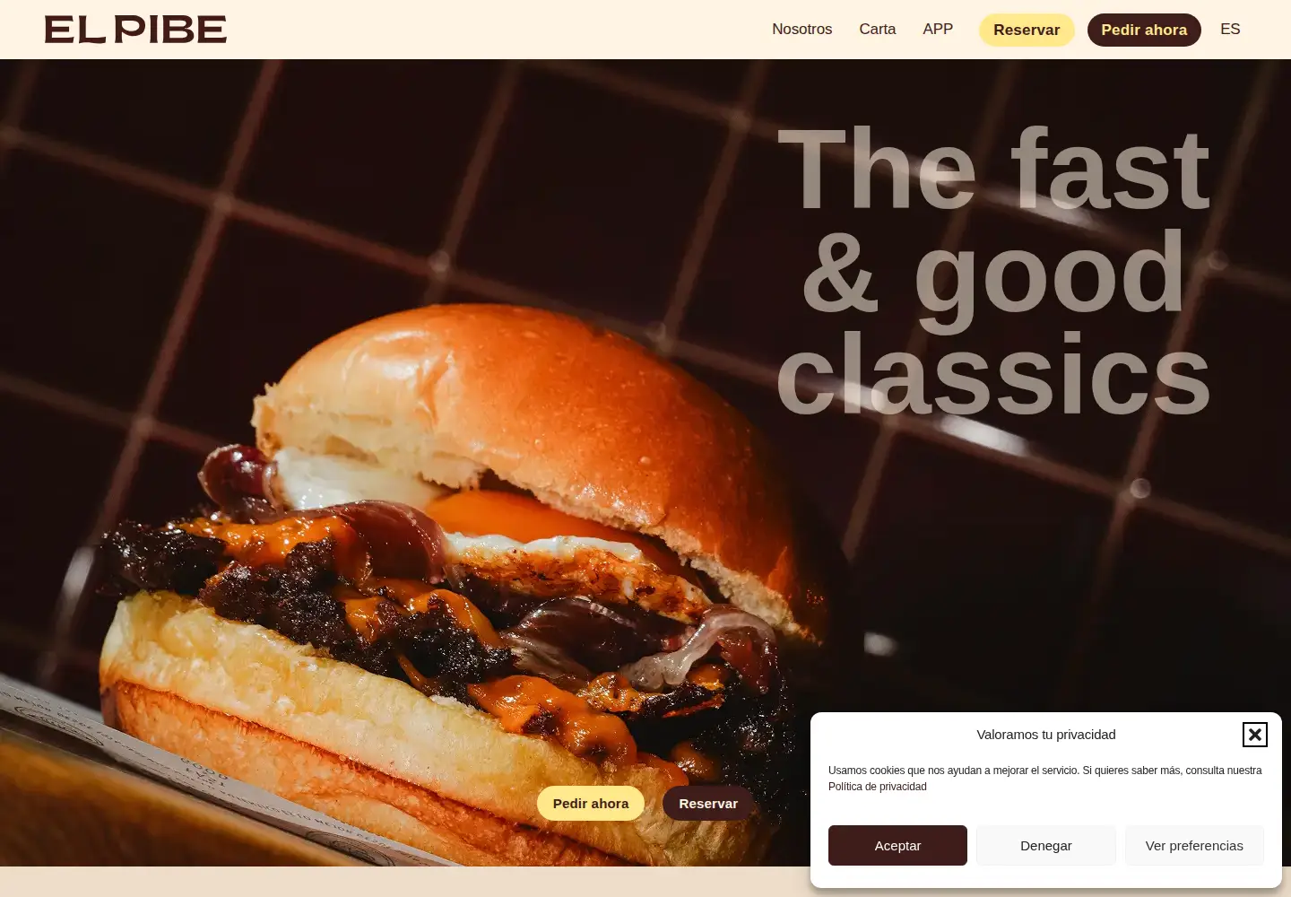 Screenshot of elpibe.es