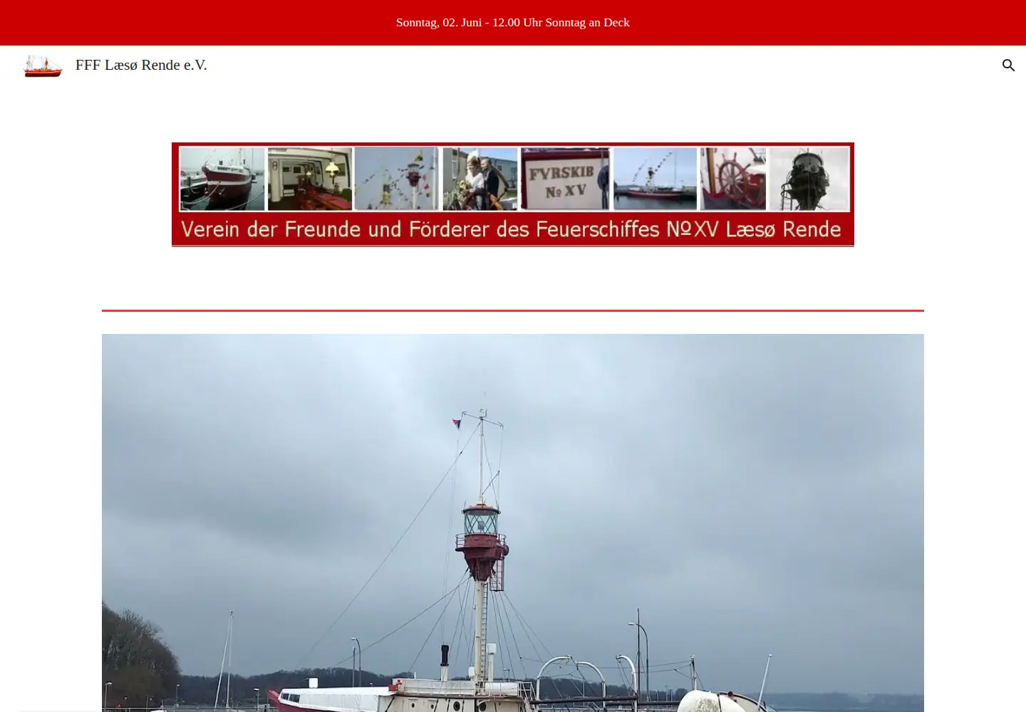 Screenshot of feuerschiff.org