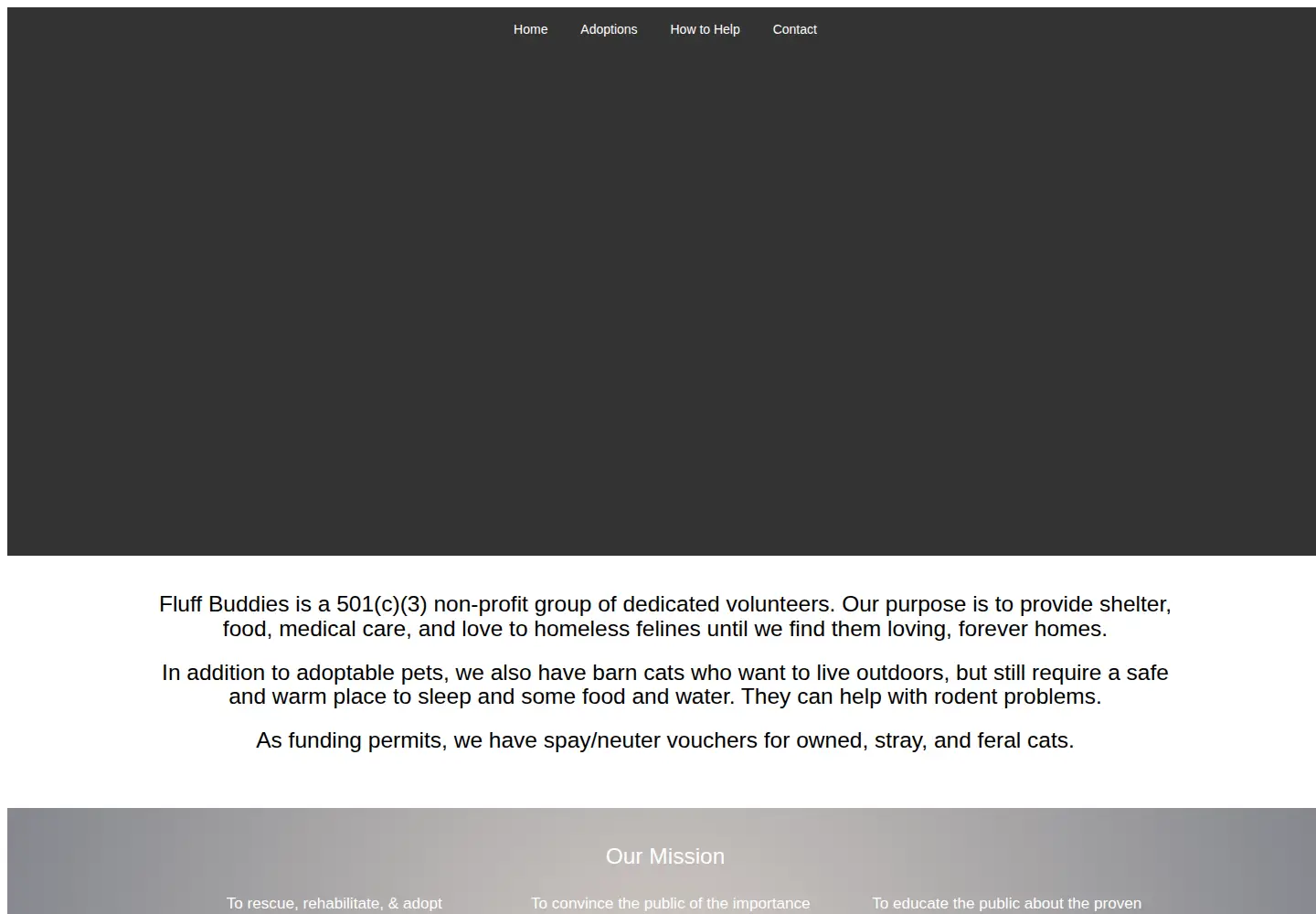 Screenshot of fluffbuddies.org