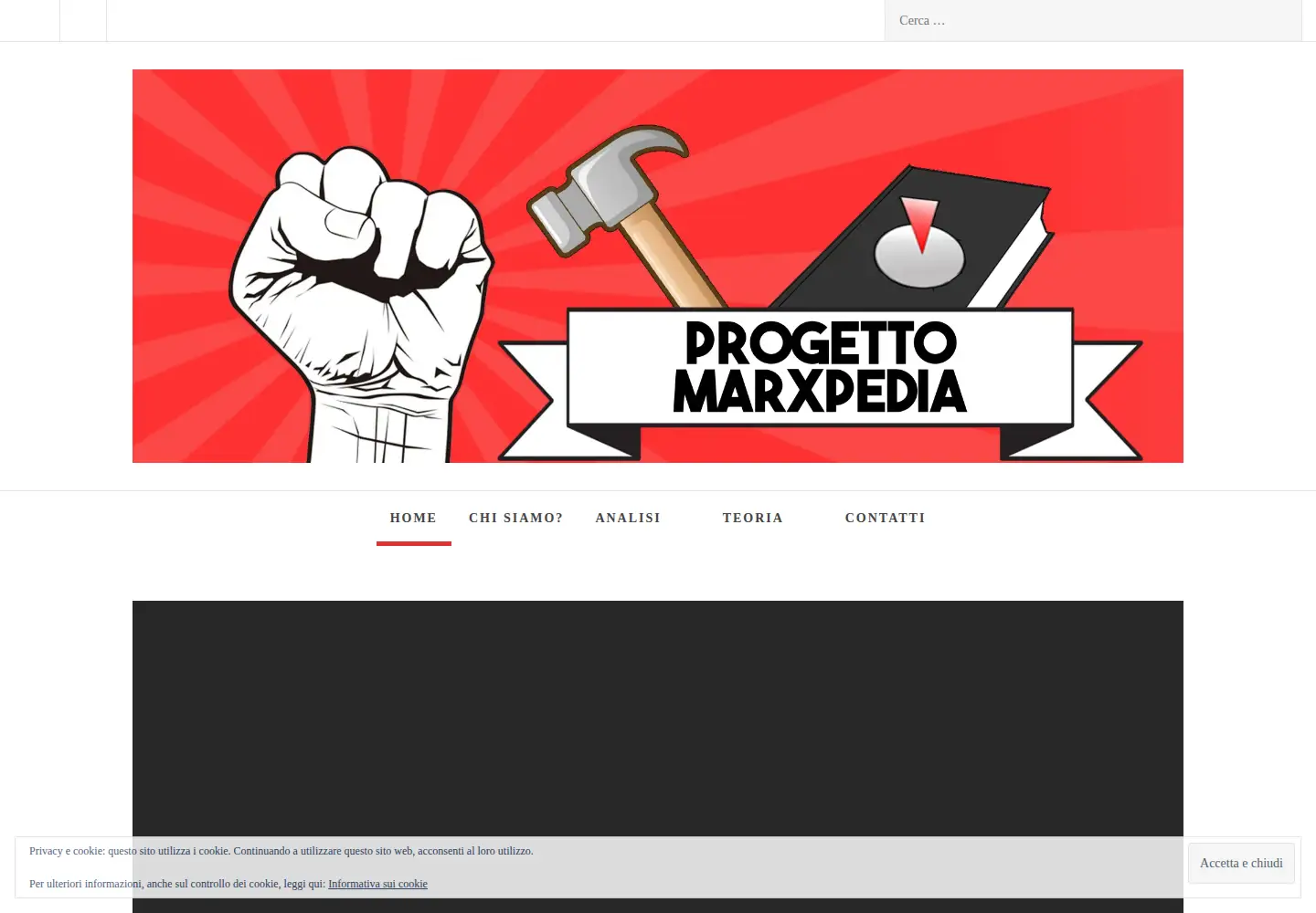 Screenshot of marxpedia.org