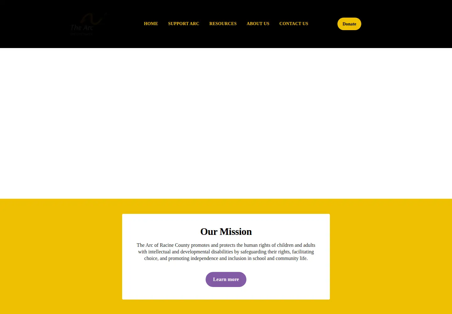 Screenshot of thearcofracine.org