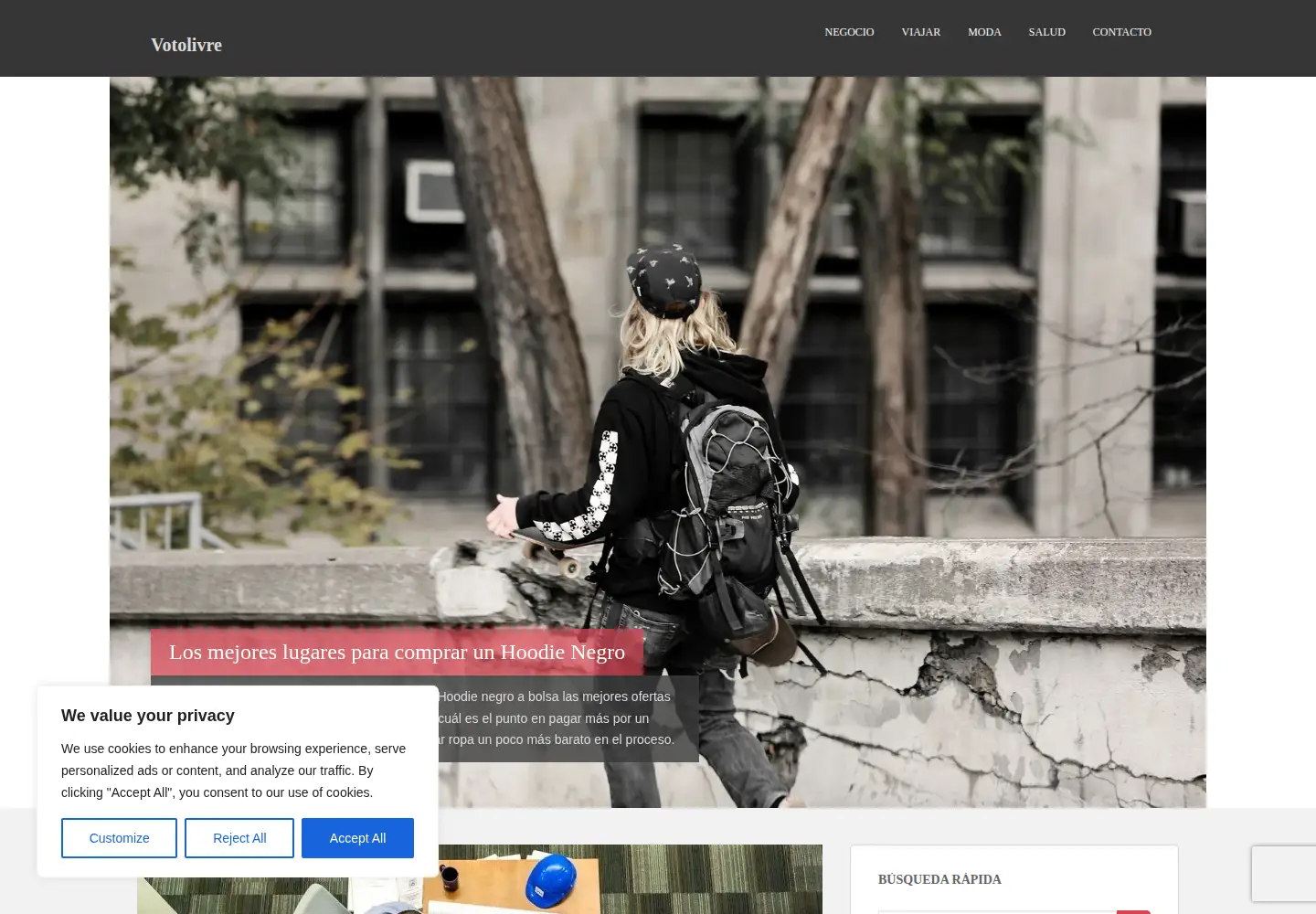 Captured homepage of votolivre.org in the current scan