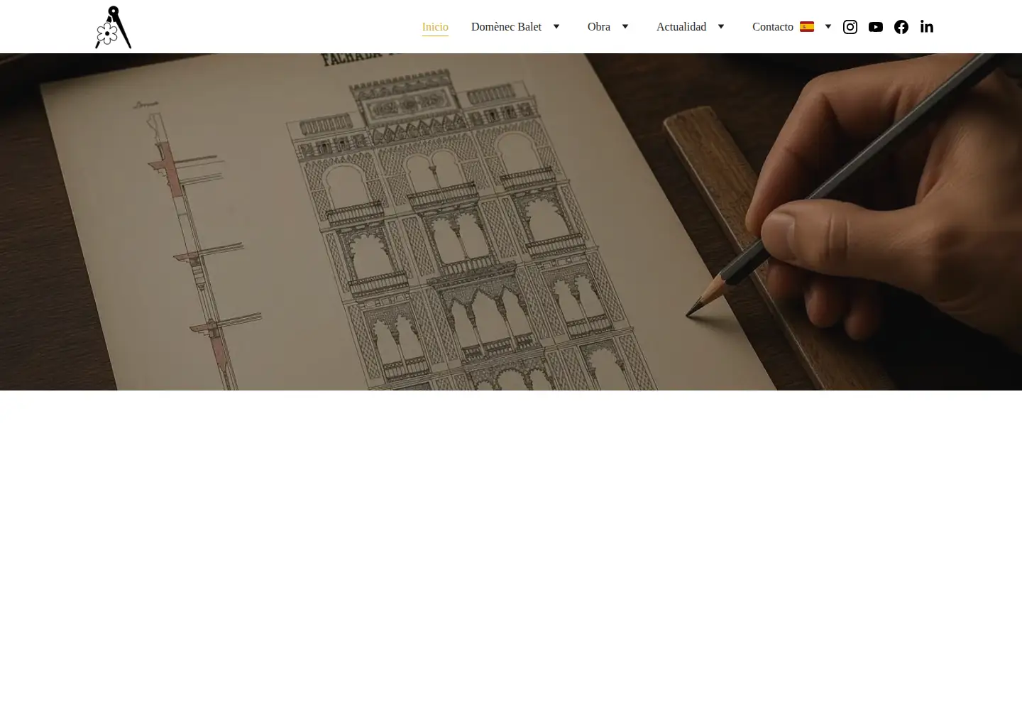Captured homepage of domenecbalet.com in the current scan