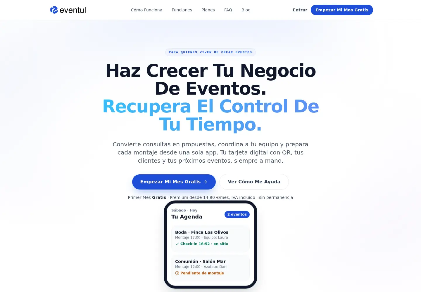Screenshot of eventul.com