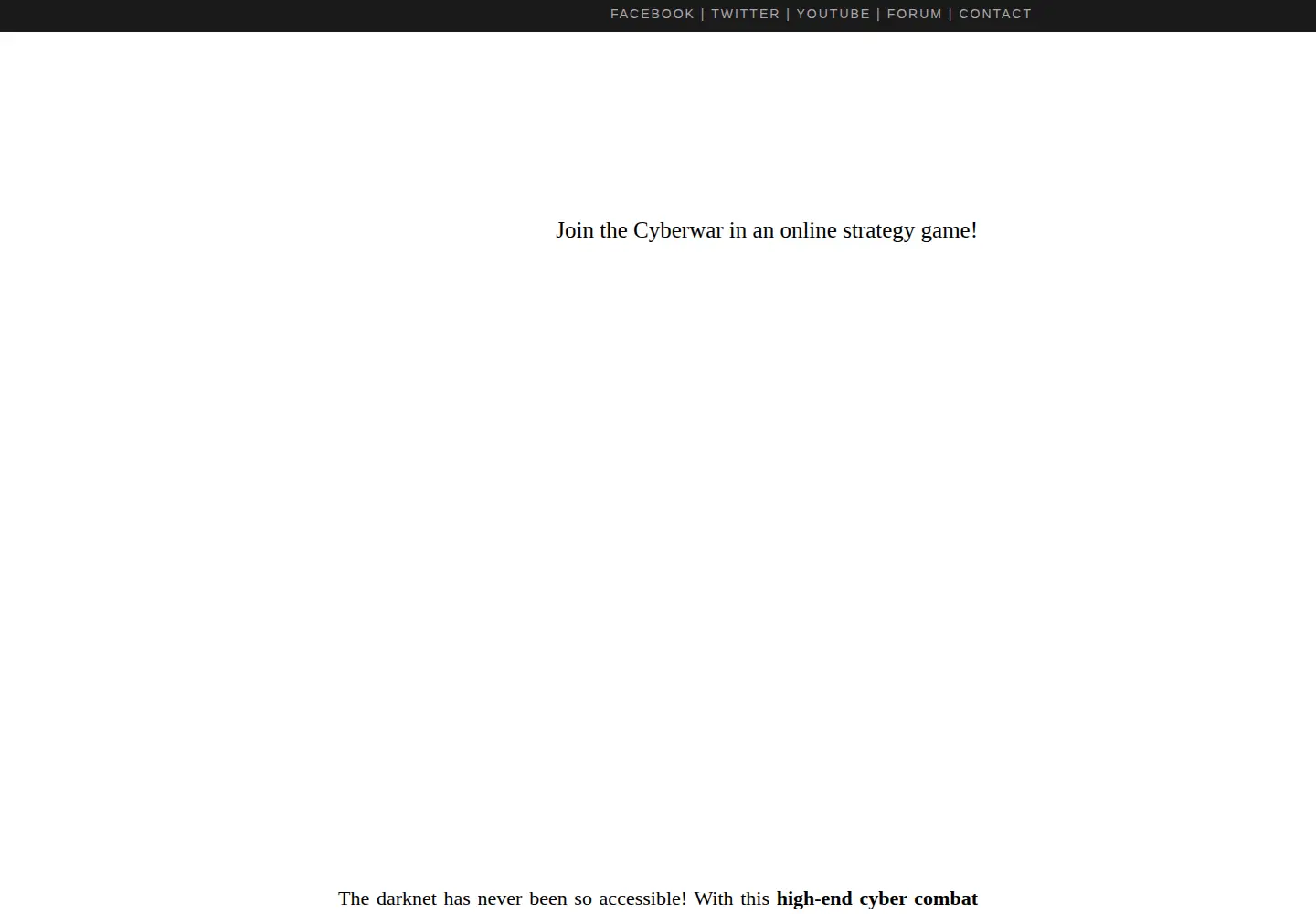 Screenshot of hackersthegame.com