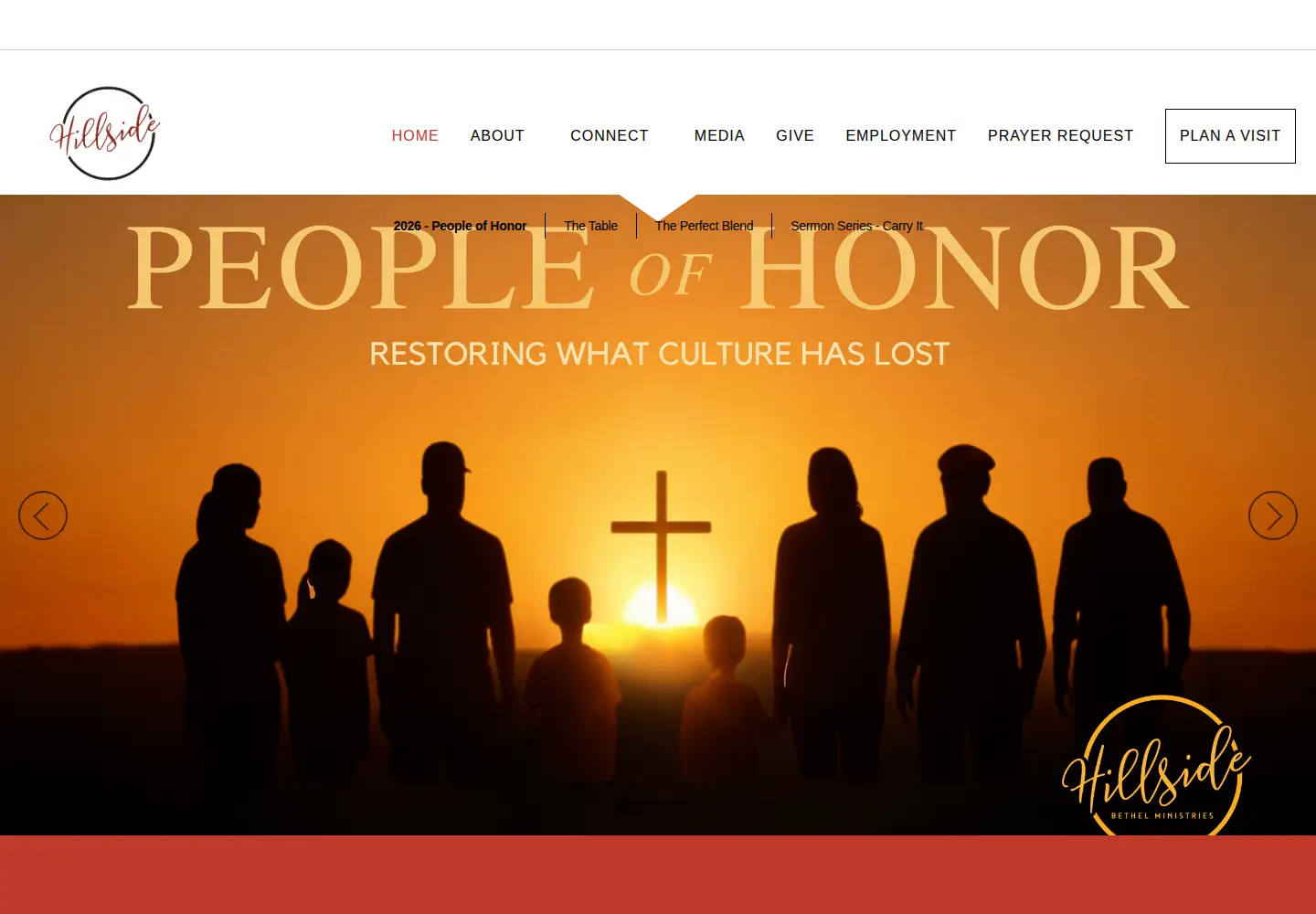 Screenshot of hillsidebethel.com