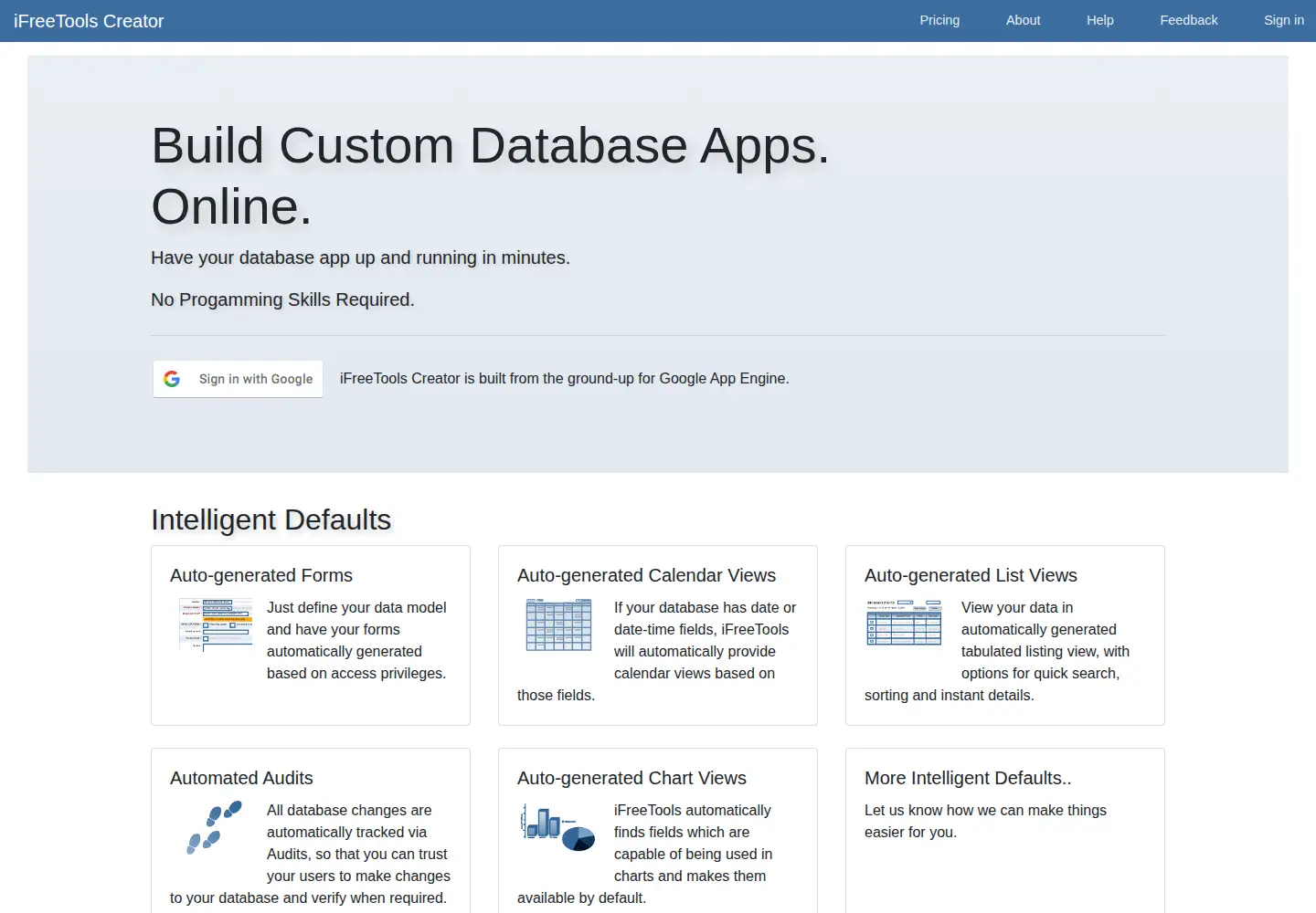 Captured homepage of ifreetools.com in the current scan