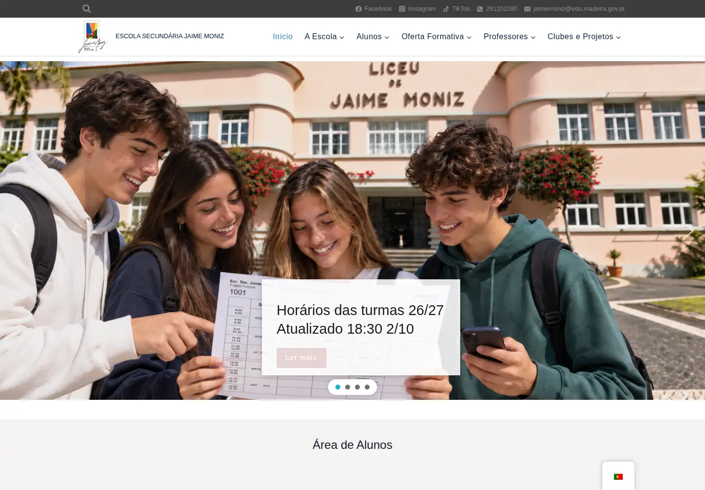Captured homepage of jaimemoniz.com in the current scan