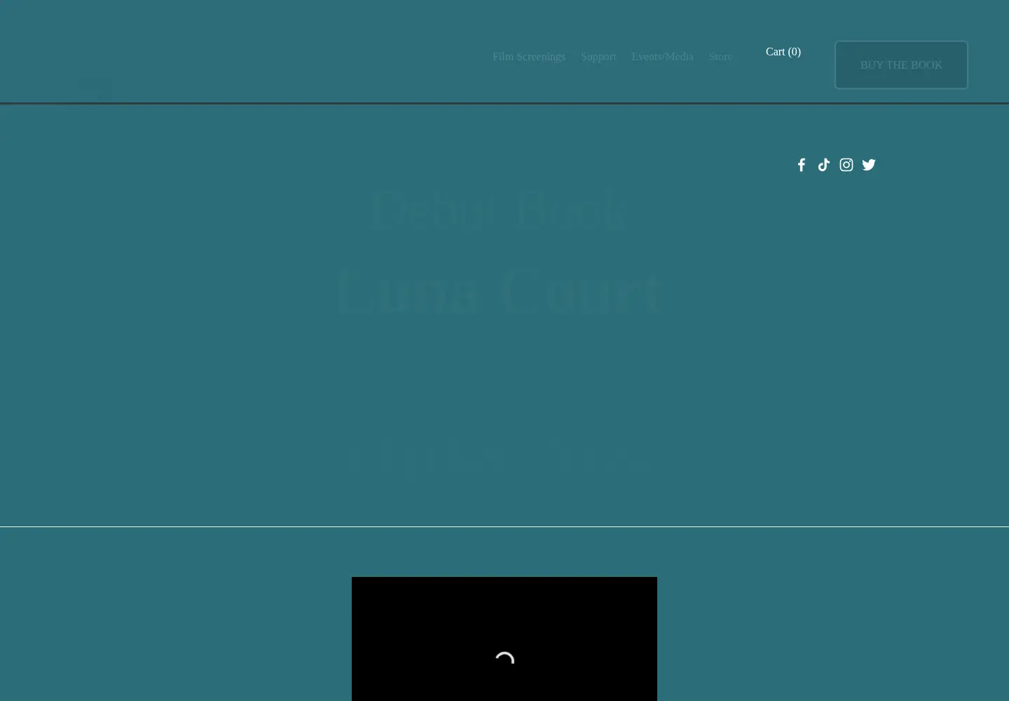 Captured homepage of lunacourt.com in the current scan