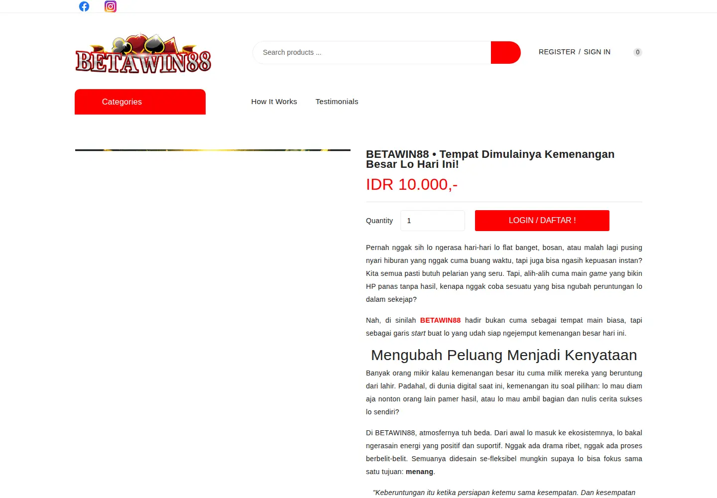 Screenshot of zohshow.com