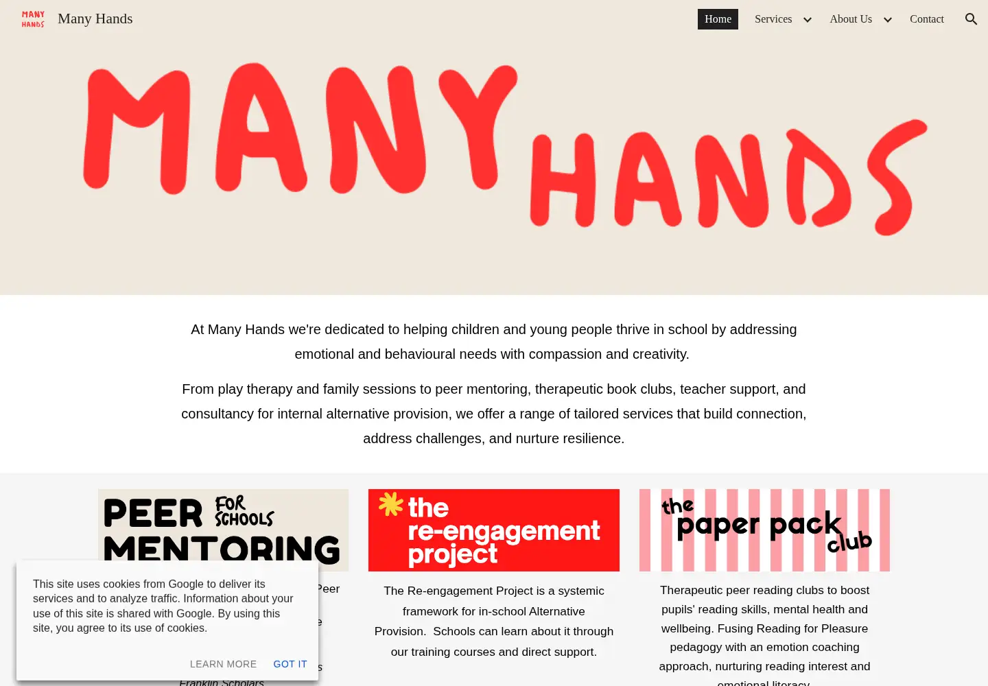 Screenshot of franklinscholars.org