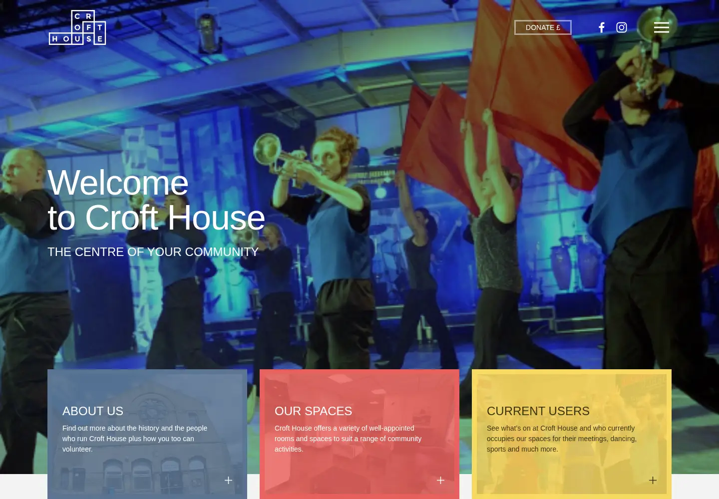 Screenshot of crofthouse.org.uk