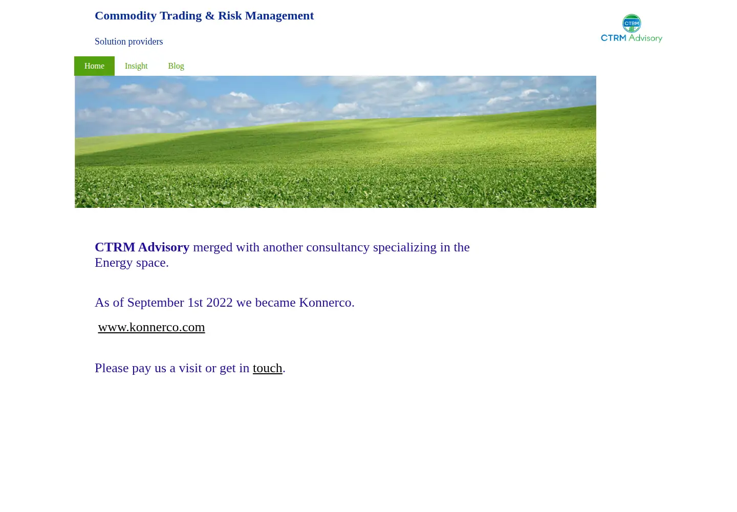 Screenshot of ctrmadvisory.com
