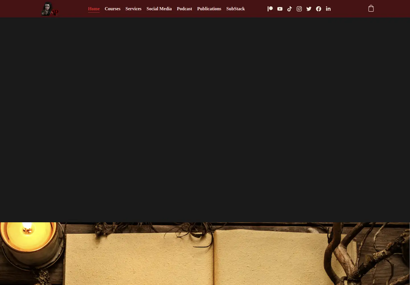Captured homepage of drangelapuca.com in the current scan