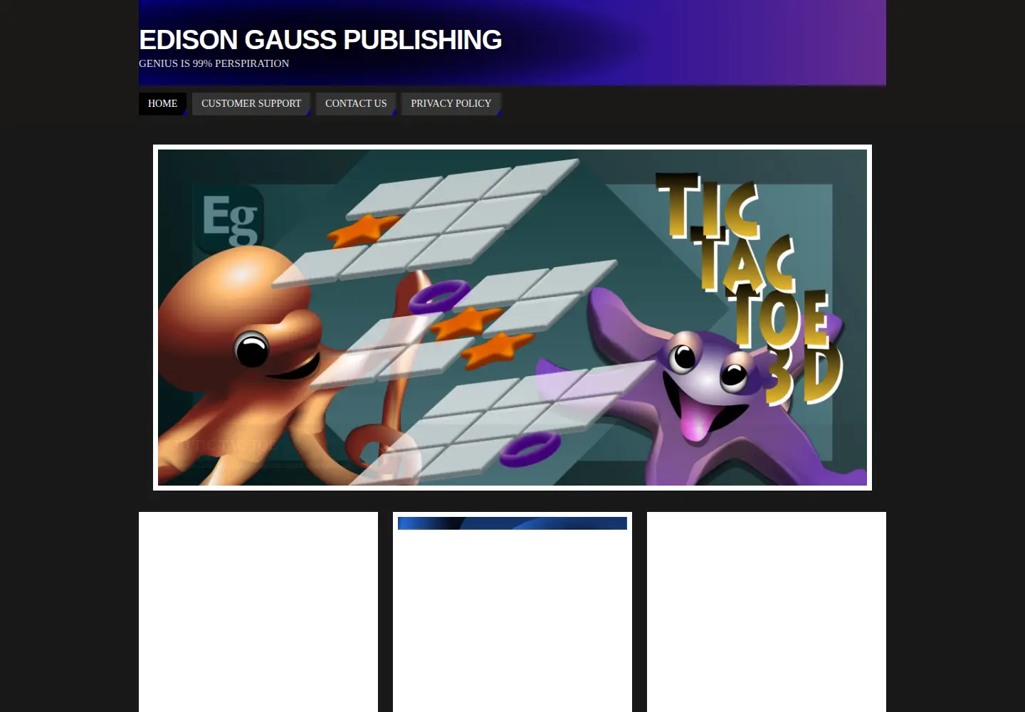 Screenshot of edisongauss.com