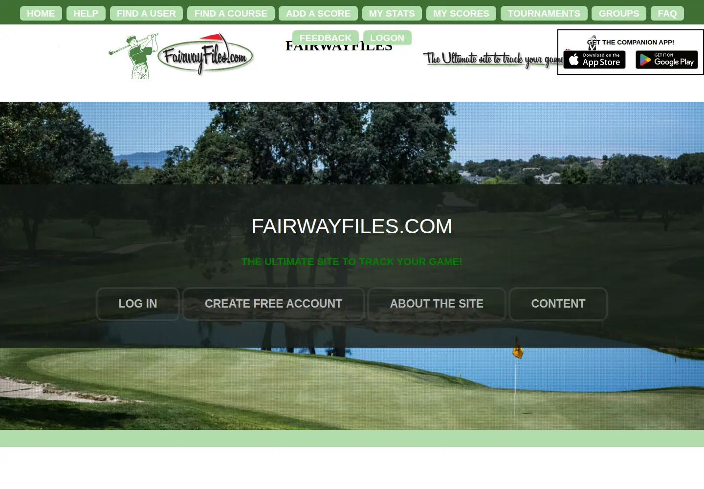 Captured homepage of fairwayfiles.com in the current scan