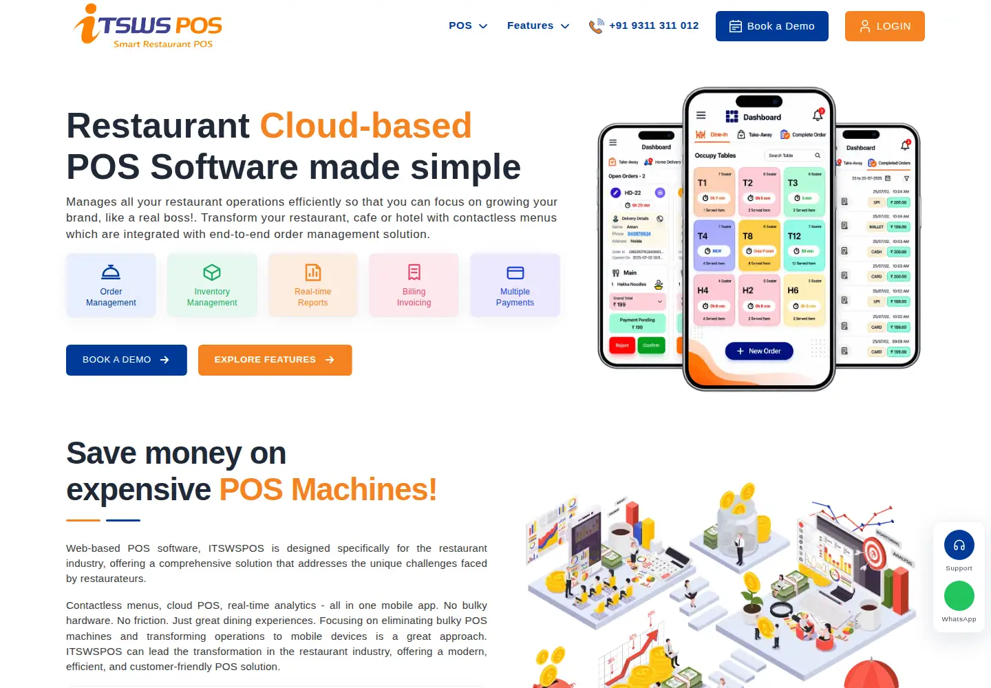 Captured homepage of itswspos.com in the current scan
