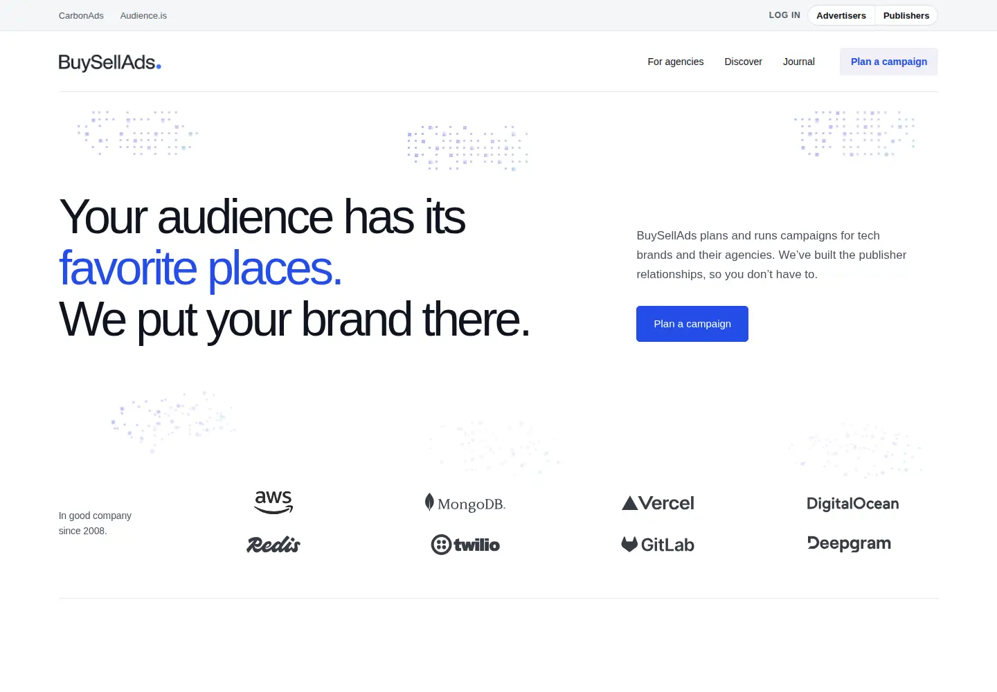Screenshot of buysellads.com