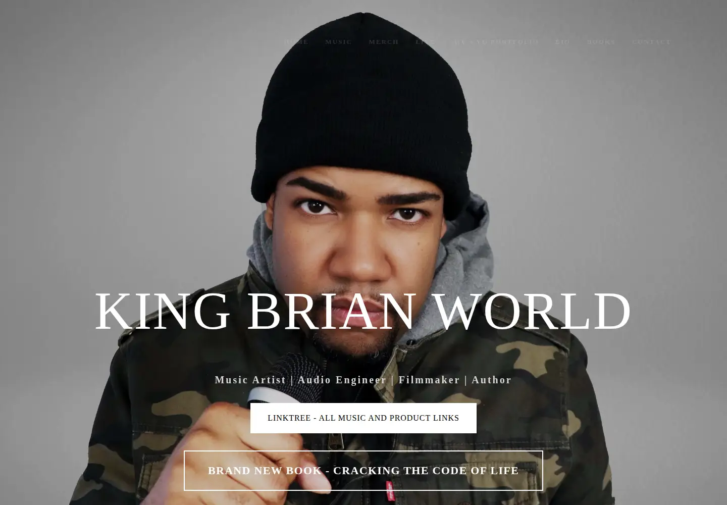 Screenshot of kingbrianworld.com