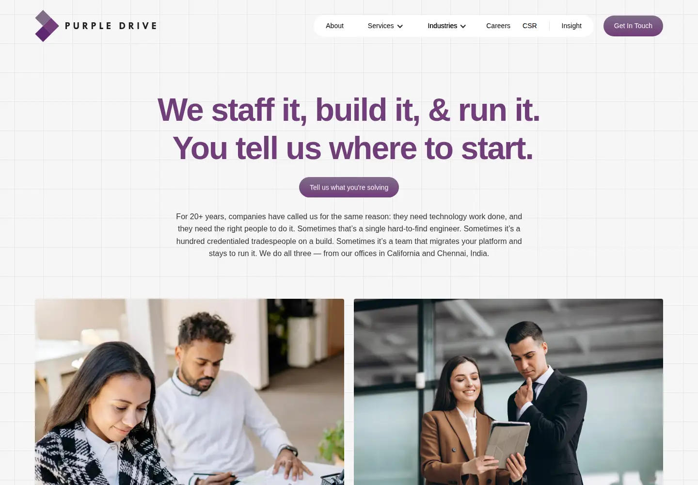 Screenshot of purpledrive.com