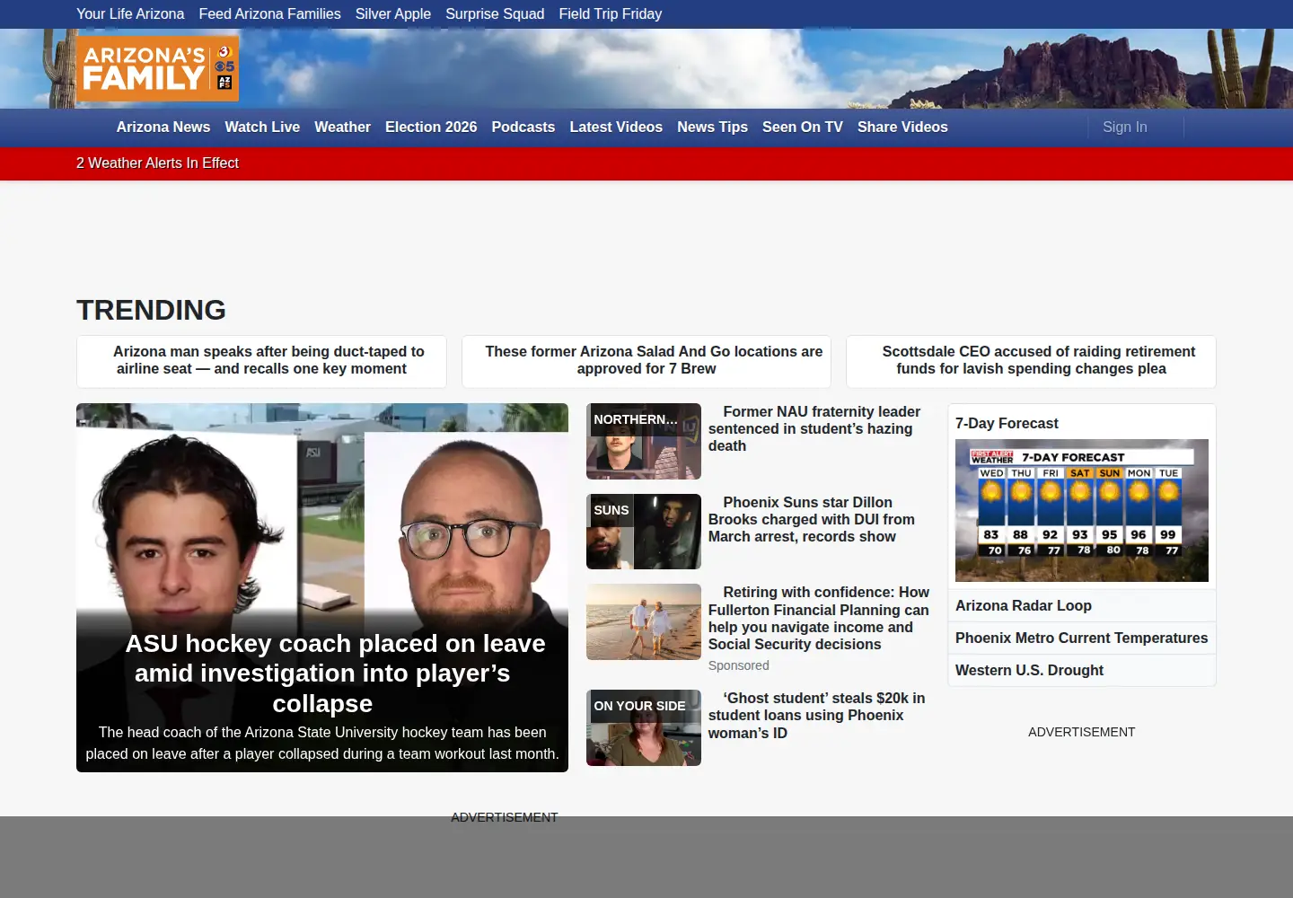 Screenshot of azfamily.com
