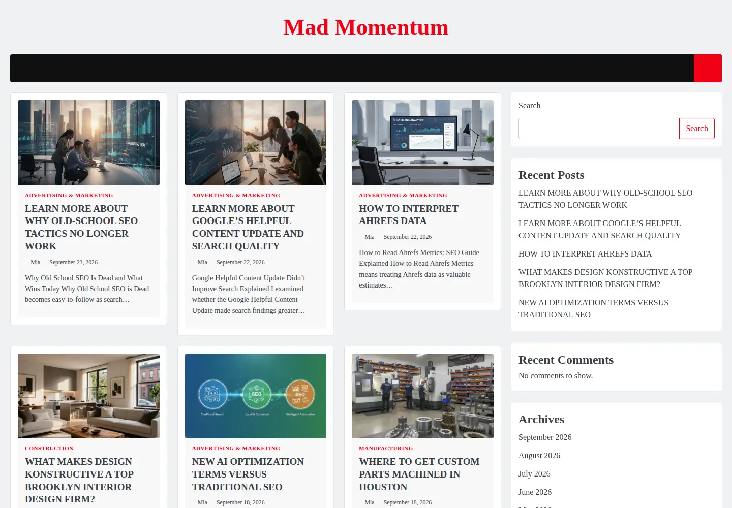 Screenshot of madmarket.org