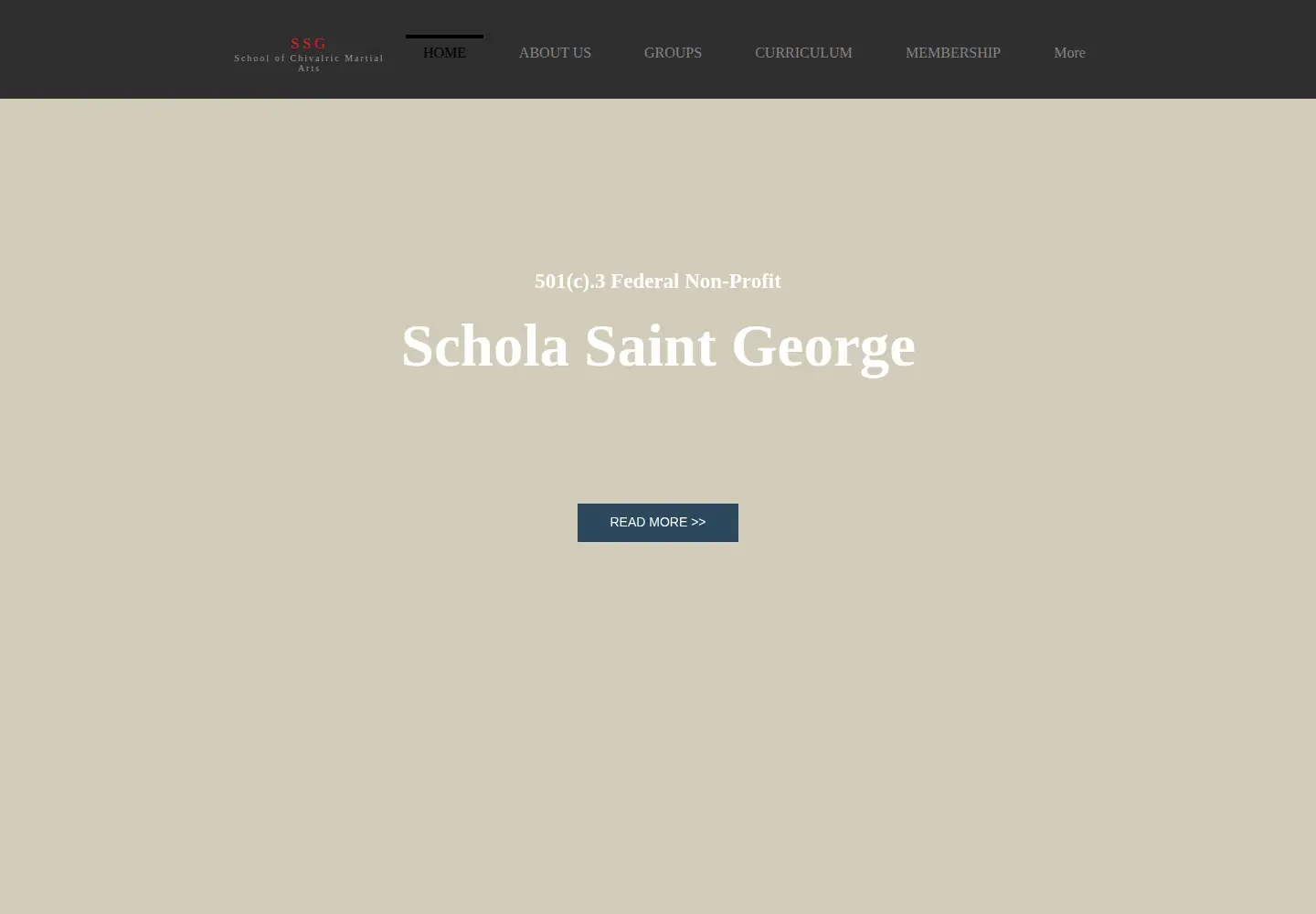 Screenshot of scholasaintgeorge.org