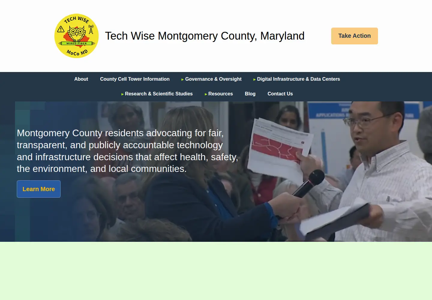 Screenshot of techwisemocomd.org
