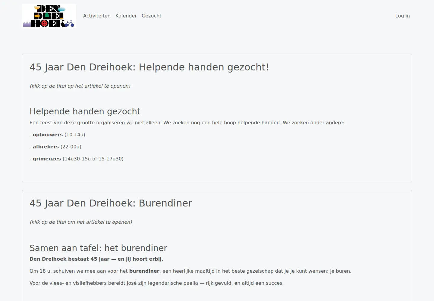 Screenshot of dendreihoek.be