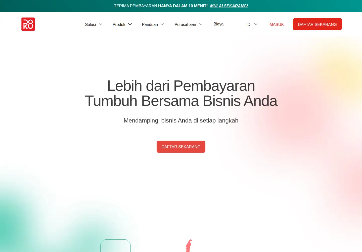 Screenshot of doku.com
