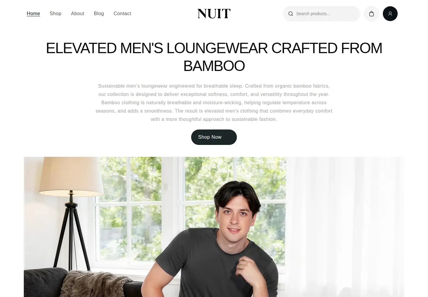 Screenshot of nuitcollection.com