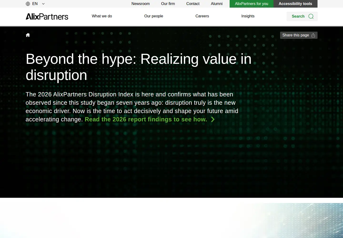 Screenshot of alixpartners.com