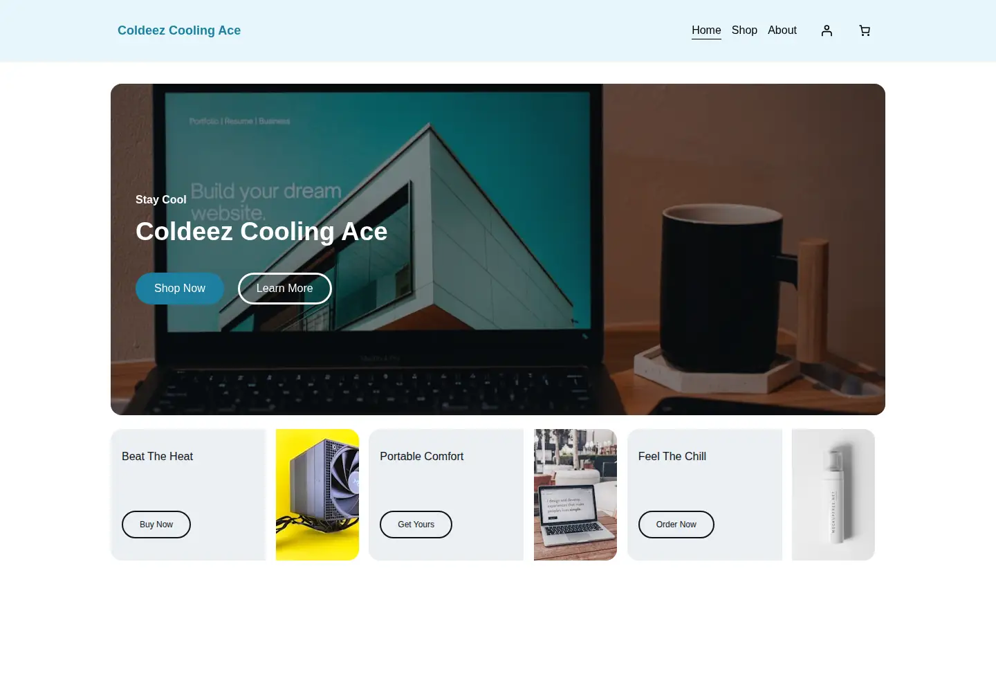 Screenshot of coldeez.nl