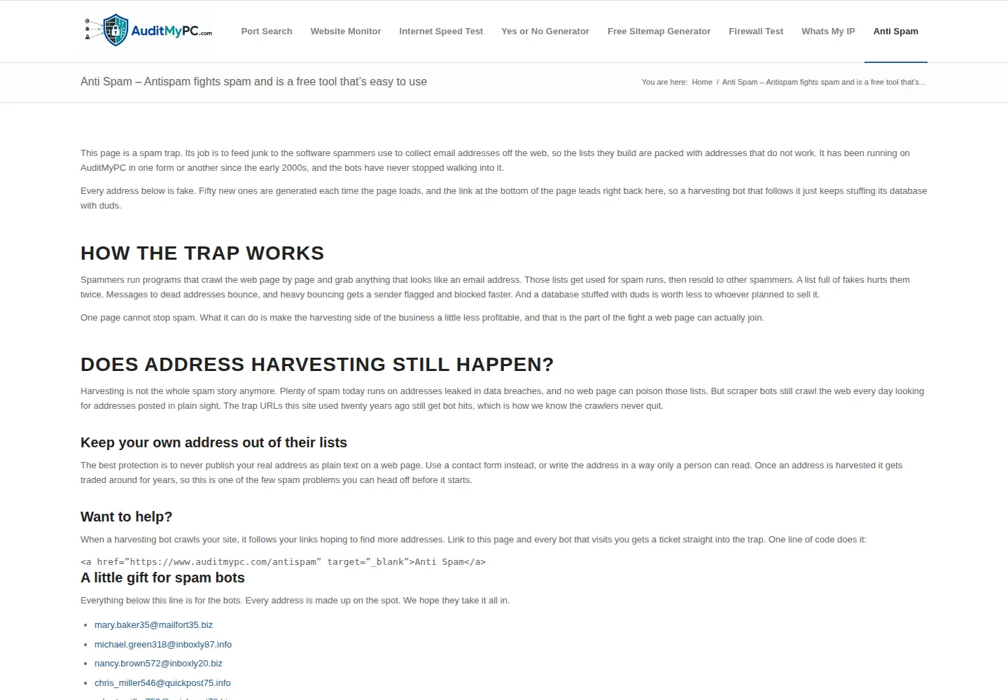 Screenshot of emekbasker.org